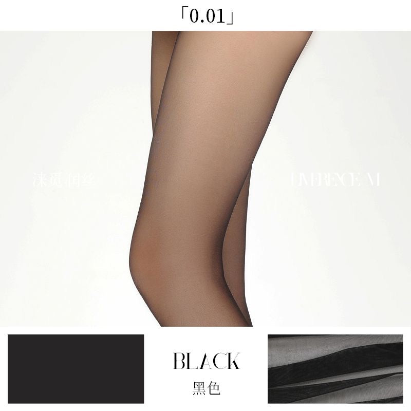 0.01  SUPER ULTRA SHEER」HI-WAIST SEAMLESS PANTYHOSE 5D