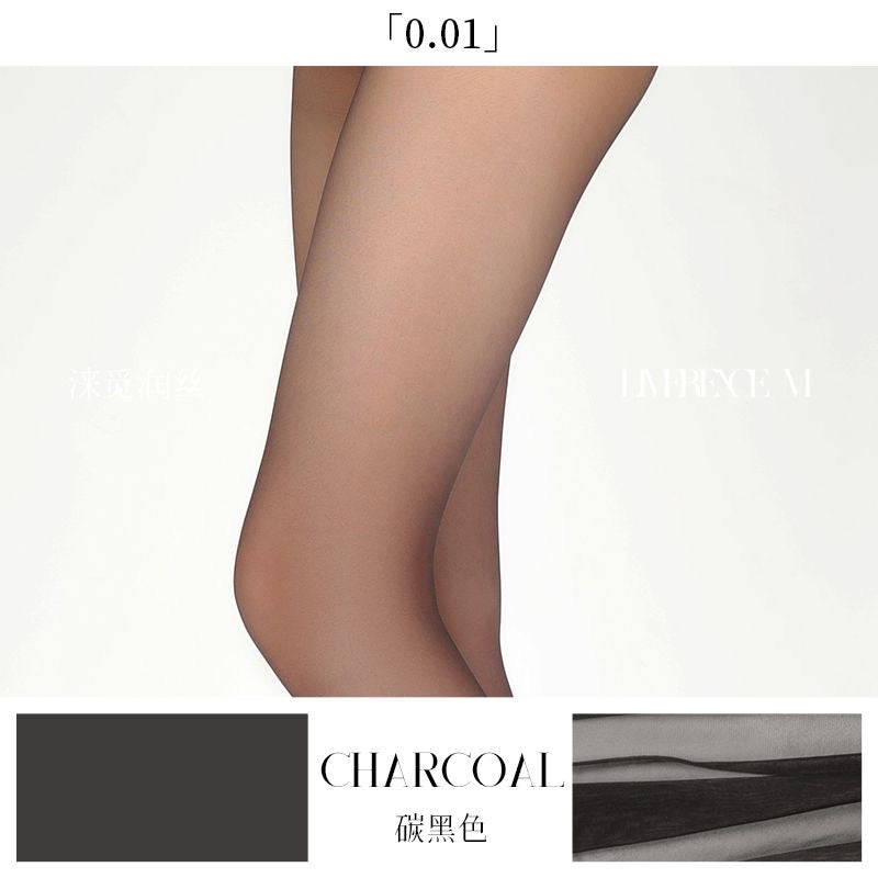 0.01  SUPER ULTRA SHEER」HI-WAIST SEAMLESS PANTYHOSE 5D